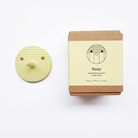 Studio Daphne Zuilhof Nosy  mask hook yellow