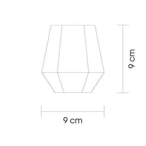 Puik design radiant drinking glas dimensions