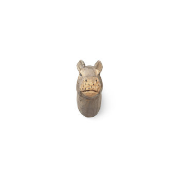 ferm living animal hook hippo