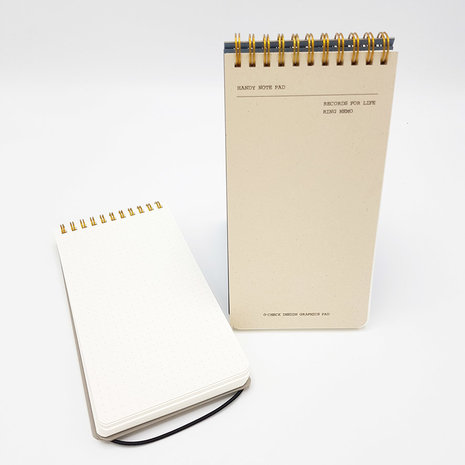 O-check Design ring memo pads