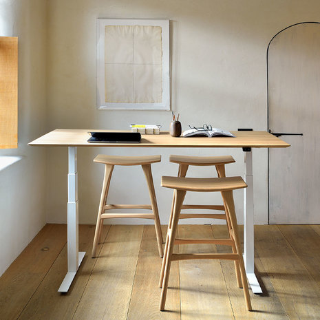 Ethnicraft Bok adjustable desk - table
