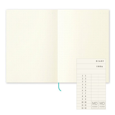 Midori MD paper notebook journal dot grid A5