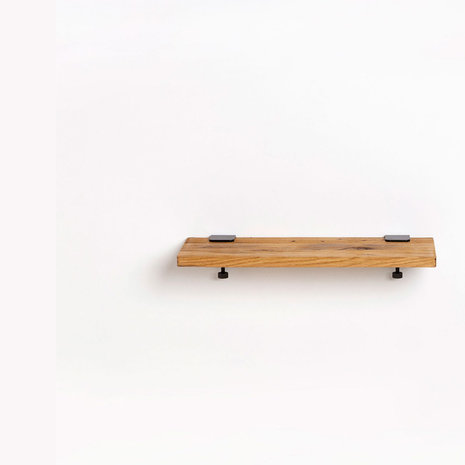 Tiptoe reclaimed wood shelf 60x20
