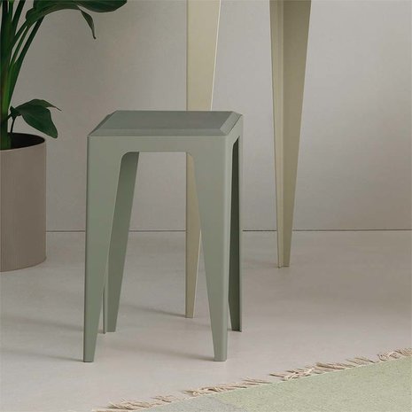 Wye Chamfer stool green