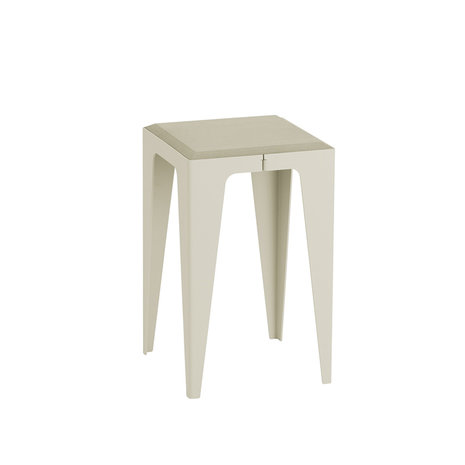 Wye Chamfer stool light grey