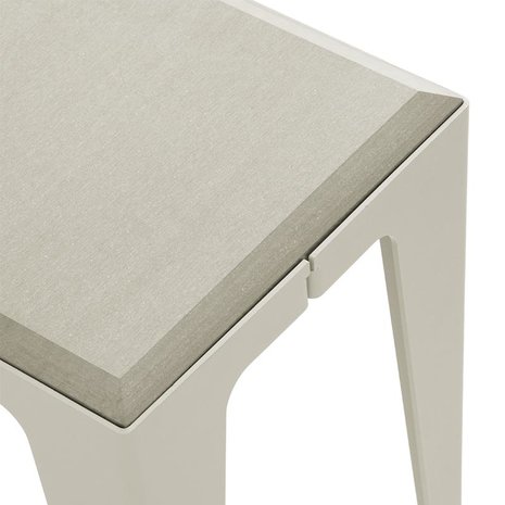 Wye Chamfer stool light grey
