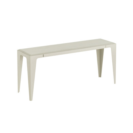 Wye design chamfer bench satin grey