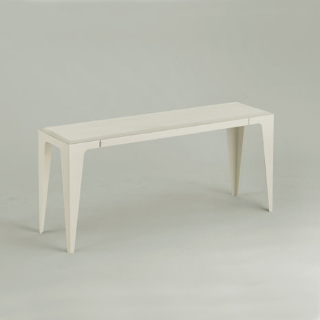 Wye design chamfer bench satin grey