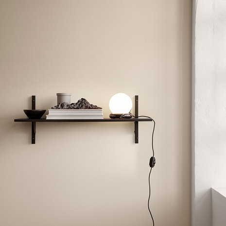 Ferm living sector shelf single black ash