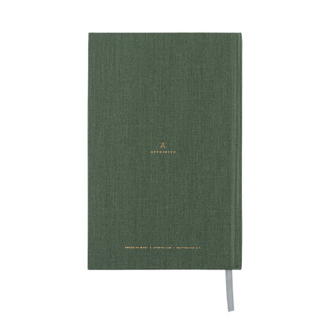 Appointed year task planner fern green