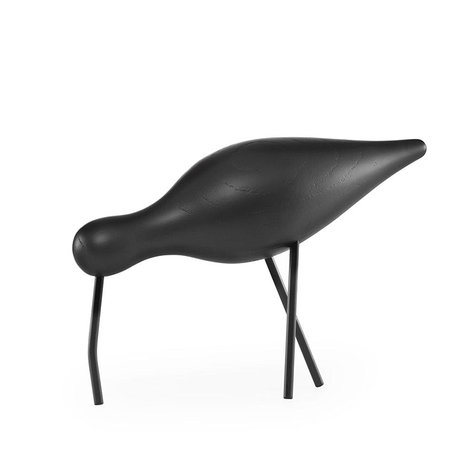 Normann Copenhagen Shorebird large zwart eiken  Black Metallic