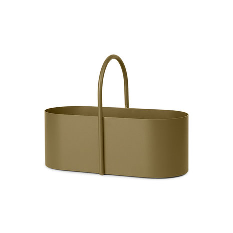 ferm living grib box olive green