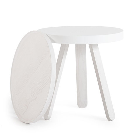 Woodendot Batea Small tray table white