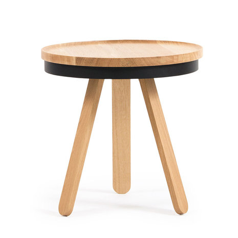 Woodendot Batea Small tray table oak black