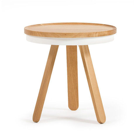 Woodendot Batea Small tray table oak white