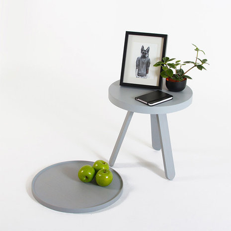 Woodendot Batea Small tray table grey