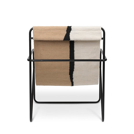 Ferm Living Desert lounge chair Black Soil