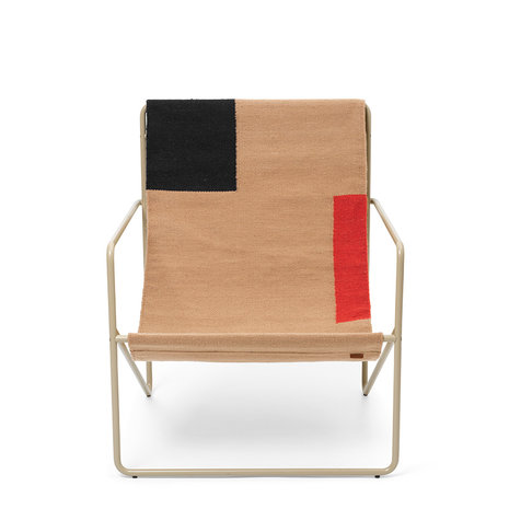 Ferm Living Desert lounge chair Cashmere Block