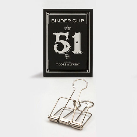 Tools to liveby binder clip 51 mm