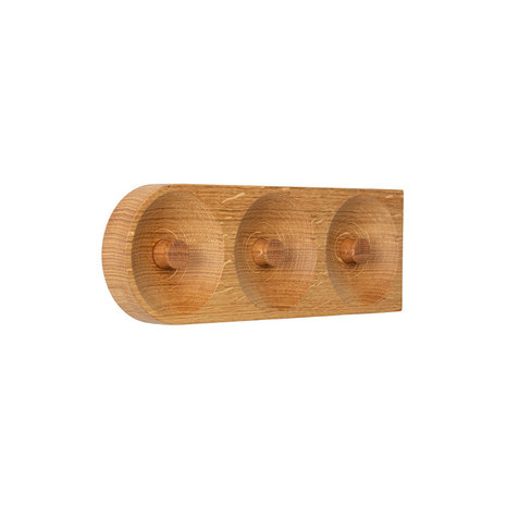 We Do Wood Solid Hooks, 3 Hooks  (set of 3)