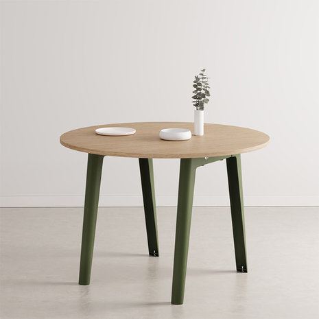 Tiptoe New Modern round table rosemary green
