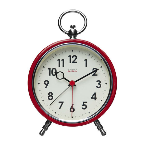 Cloudnola Factory Alarm clock red