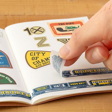Traveler's notebook passport size refill be-sides and rarities sticker release paper
