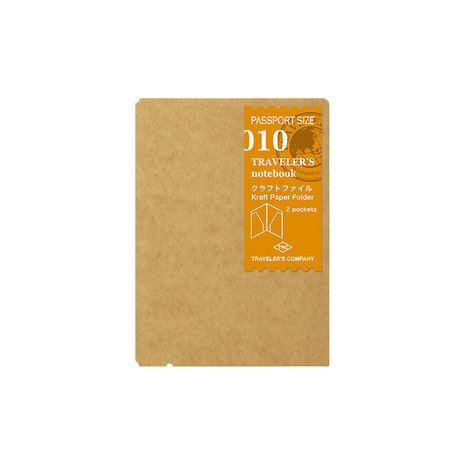 Traveler's Notebook Passport Size Kraft Paper Folder Refill