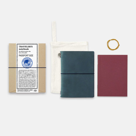Traveler's Notebook Passport Size notebook blue