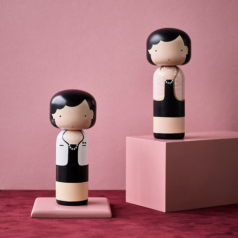 Lucie Kaas kokeshi coco in pink