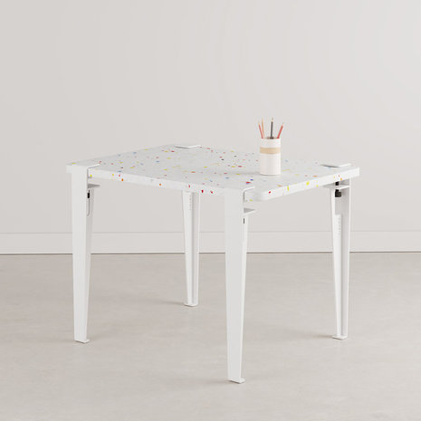 Tiptoe kids desk tutti frutti cloudy white