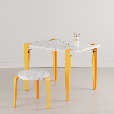 Tiptoe kids desk tutti frutti sun yellow