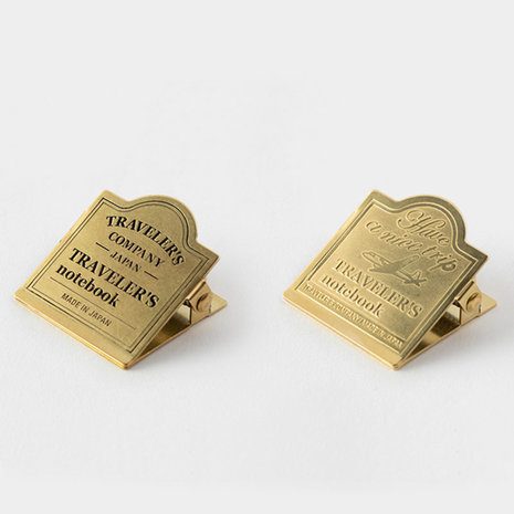 Travelers Notebook Brass Clips