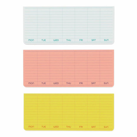 Penco Sticky Memo Pad Weekly Planner