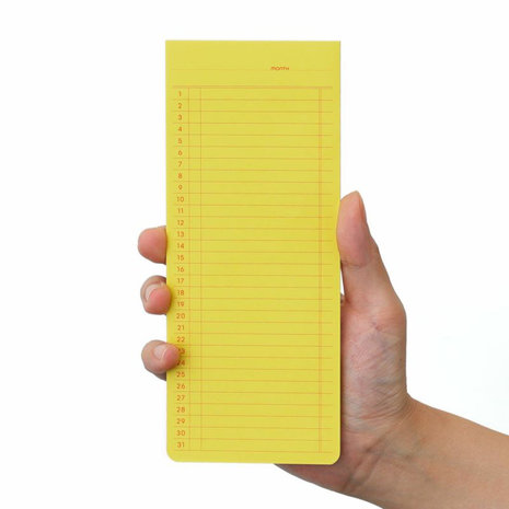 Penco Sticky Memo Pad Monthly Planner