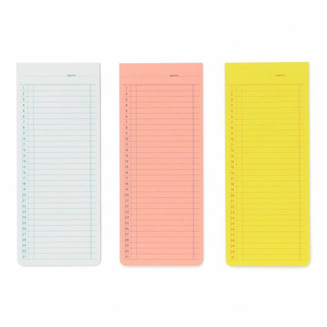 Penco Sticky Memo Pad Monthly Planner