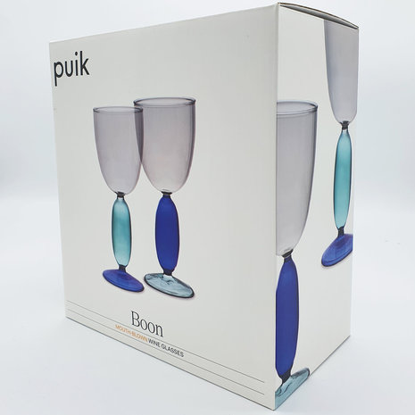 Puik design boon wine glasses