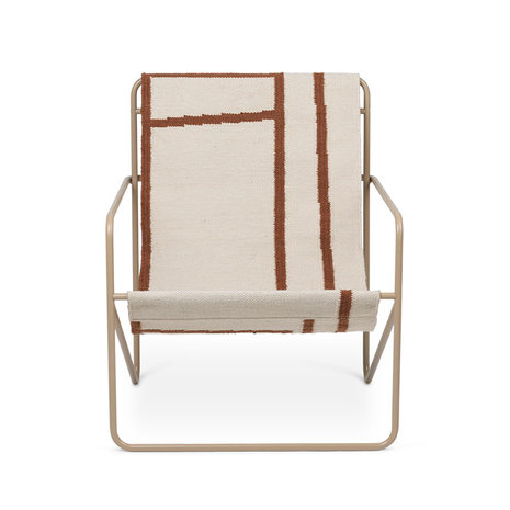 Ferm Living Desert lounge chair Cashmere Shape