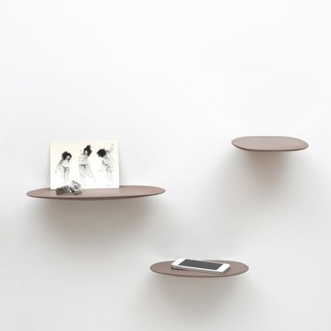 Moustache Isola ceramic wall shelves - set of 3