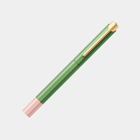 Ystudio Glamour Evolve-Bihex Rollerball Pen Absinthe groen