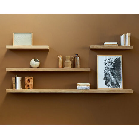 Ethnicraft wallshelf Black Oak