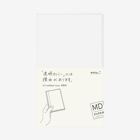 Midori MD Paper Notebook Cover transparant B6 SLIM