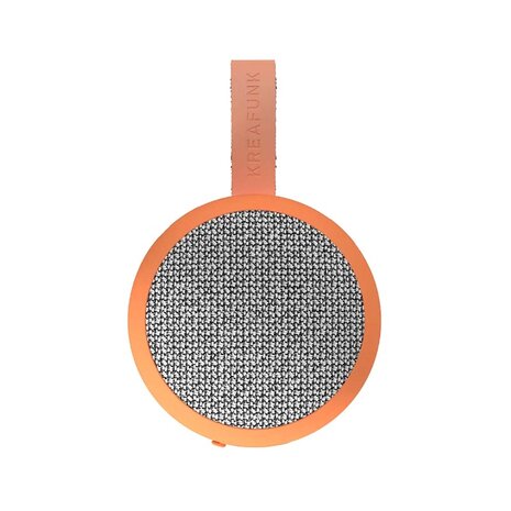 KREAFUNK aGO II Fabric Bluetooth speaker Dusty Orange
