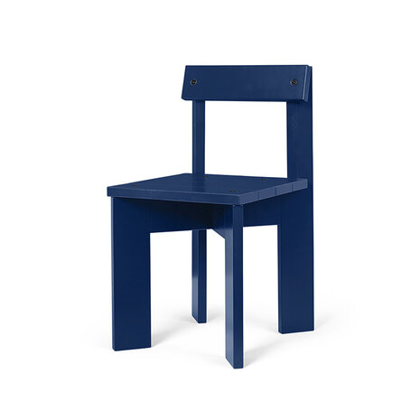 ferm living ark kids chair blauw