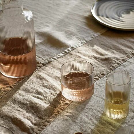 Ferm Living Ripple Carafe Set - Small