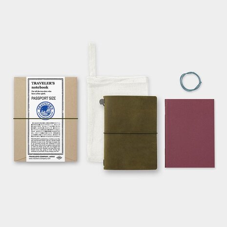 Traveler's Notebook -Passport Size- Olive Green