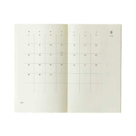 Midori MD Notebook Diary A6 - 2024