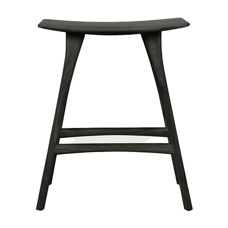 Ethnicraft Osso counter stool black