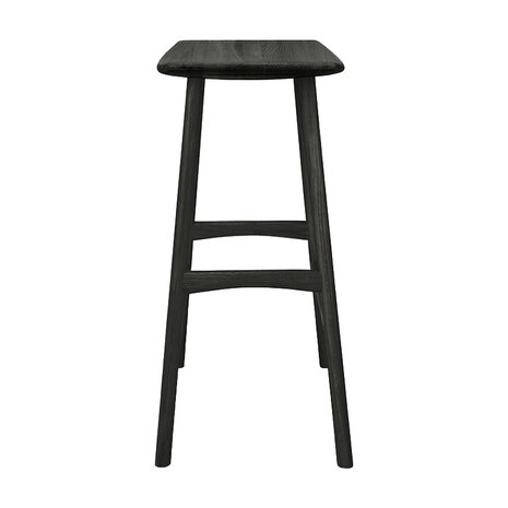 Ethnicraft Osso counter stool black