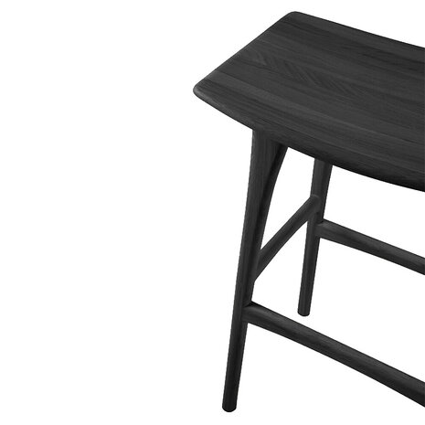 Ethnicraft Osso Barstool black Oak